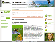 Tablet Screenshot of bund-intern.net